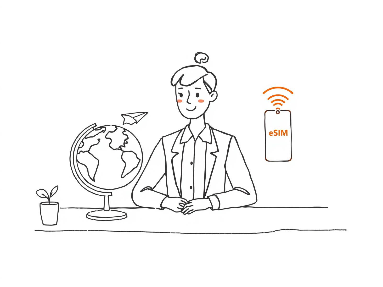 Travel agent selling eSIMs to global customers